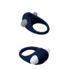 Ерекційне кільце з вібрацією Dream Toys Rings of Love, синій