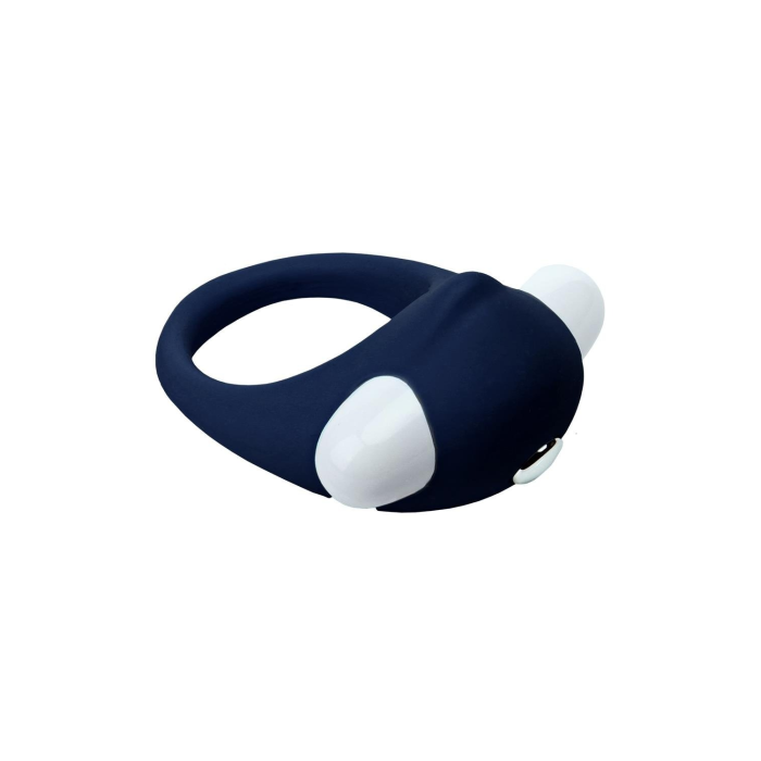 Ерекційне кільце з вібрацією Dream Toys Rings of Love, синій