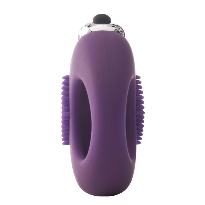 Ерекційне кільце з вібрацією Dream Toys FLIRTS COCKRING PURPLE