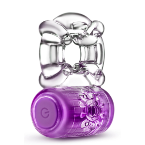 Ерекційне віброкільце PLAY WITH ME ONE NIGHT STAND VIBRATING C-RING PURPLE