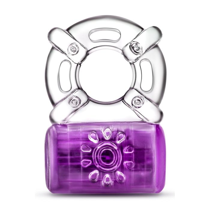 Ерекційне віброкільце PLAY WITH ME ONE NIGHT STAND VIBRATING C-RING PURPLE