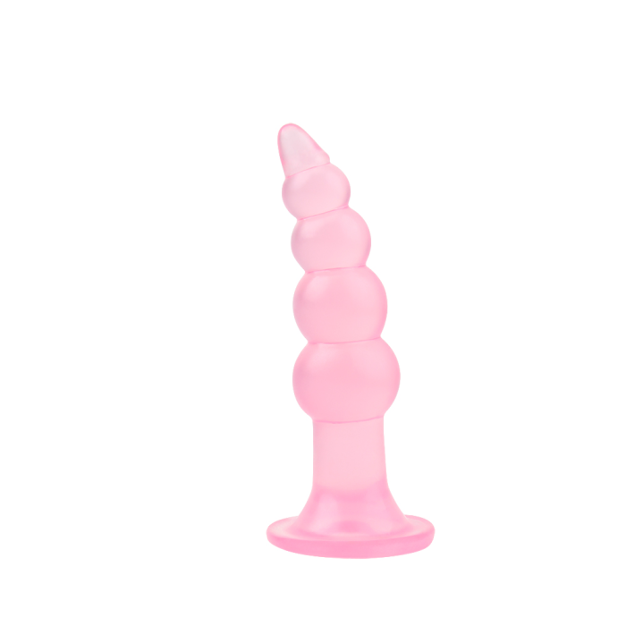 Рифлена анальна пробка Chisa Hi-Rubber Bumpy Butt Plug