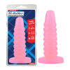 Велика анальна пробка Chisa Hi-Rubber Chubby рожева