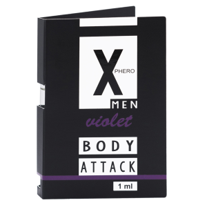 Пробник духи із феромонами чоловічі Aurora X-PHERO MEN VIOLET 1ml.