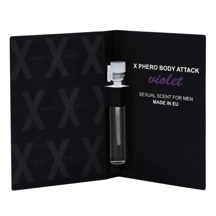 Пробник духи із феромонами чоловічі Aurora X-PHERO MEN VIOLET 1ml.