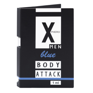 Пробник парфуми з феромонами чоловічі X-PHERO MEN BLUE 1ml.