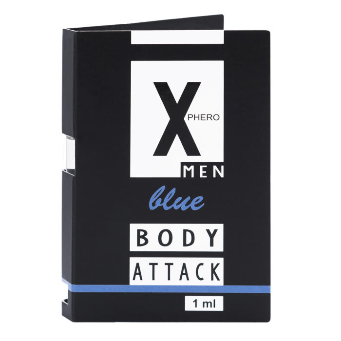 Пробник парфуми з феромонами чоловічі X-PHERO MEN BLUE 1ml.