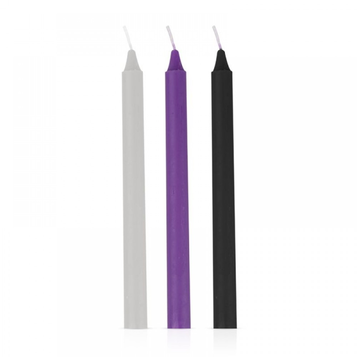 Набір свічок низькотемпературних 3 шт Sensual Hot Wax Candlesм