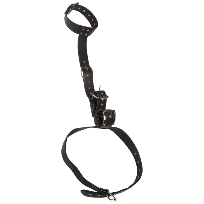 Система фіксації Bad Kitty Neck and Hand Restraints, чорного кольору