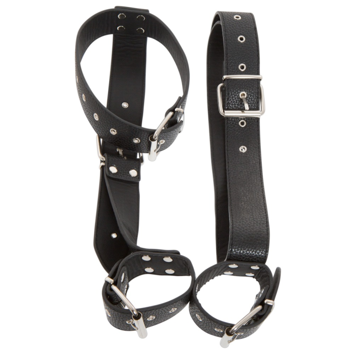 Система фіксації Bad Kitty Neck and Hand Restraints, чорного кольору