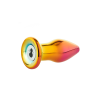 Анальна пробка із вібрацією скляна Dream Toys GLAMOUR GLASS PLUG