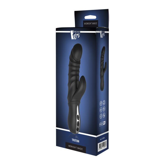 Подвійний вібратор Dream Toys MIDNIGHT MAGIC TRITON
