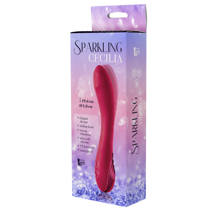 Вібратор з кулькою, що рухається Dream Toys SPARKLING SLIDING CECILIA