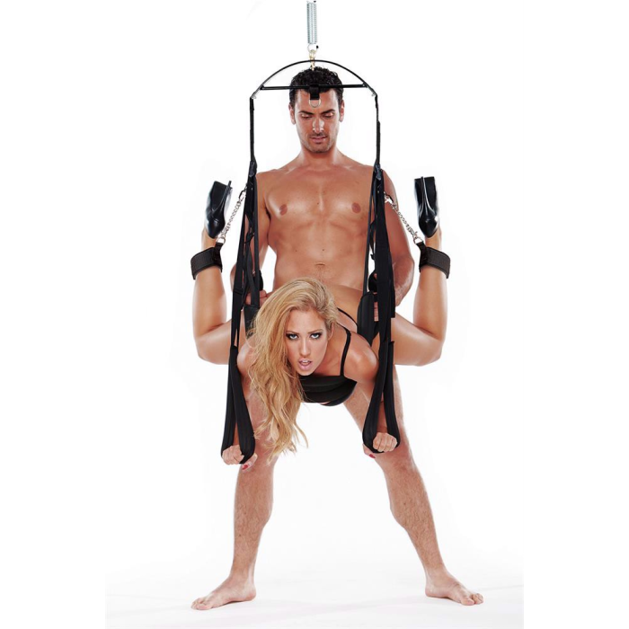 Гойдалки для сексу Whipsmart Bondage Pleasure Swing чорні