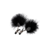 Затискачі для сосків з пір'ям GP FEATHER NIPPLE CLAMPS BLACK