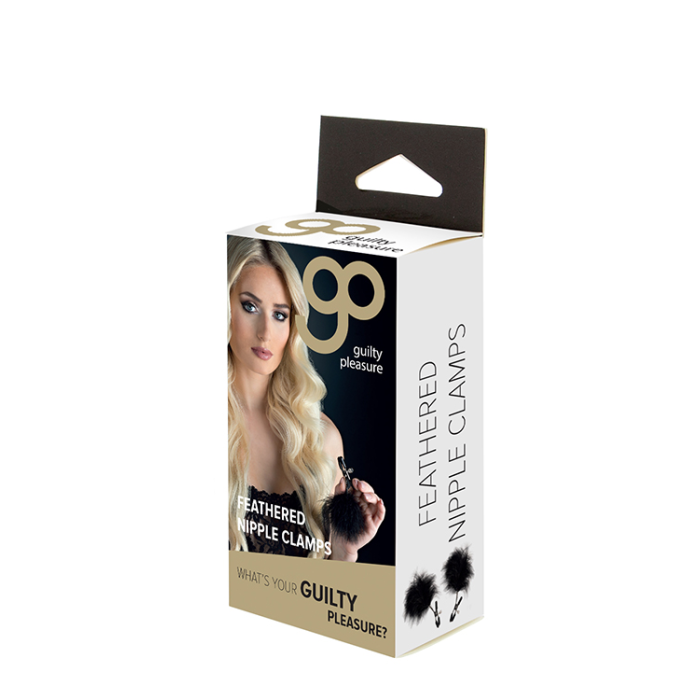 Затискачі для сосків з пір'ям GP FEATHERED NIPPLE CLAMPS