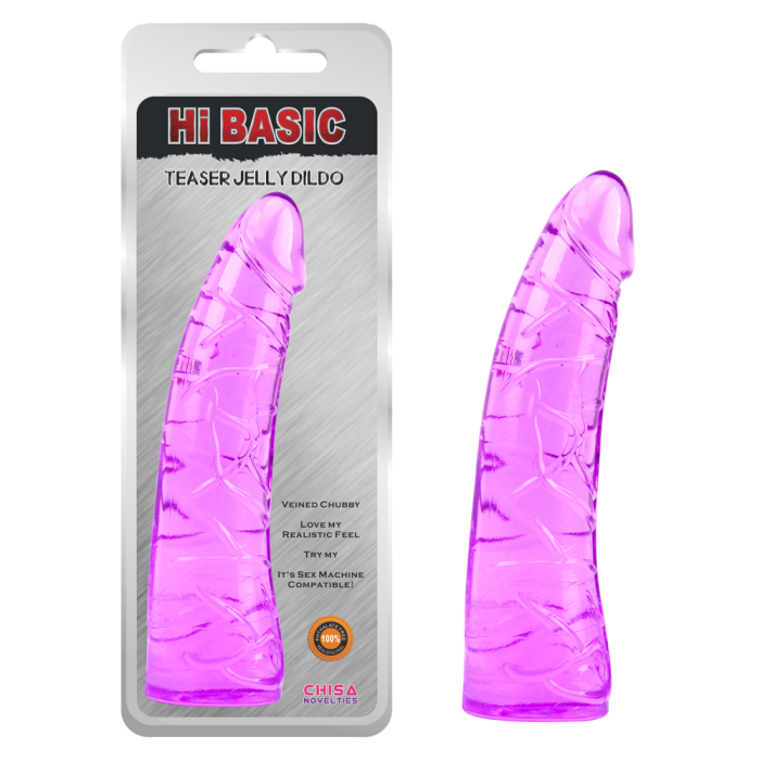 Фаллоімітатор гелевий Chisa Hi-Basic Teaser Jelly Dildo, фіолетовий