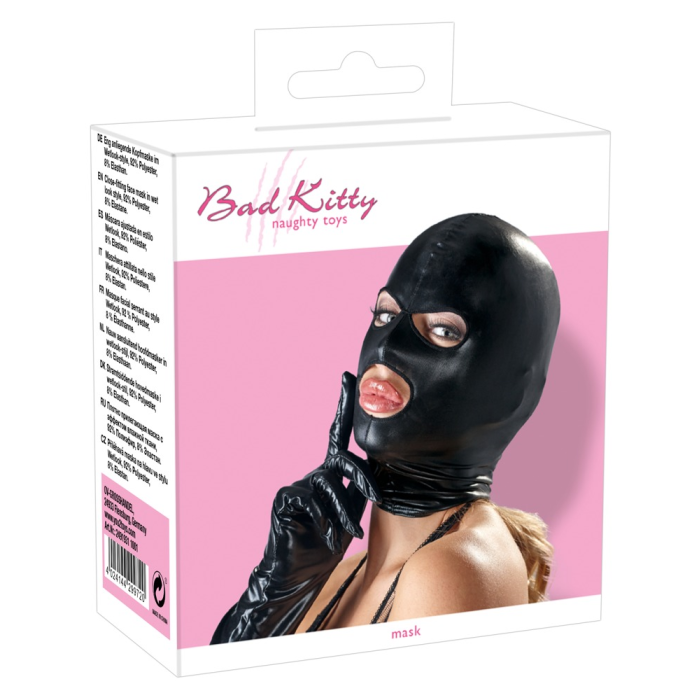 Маска чорна Bad Kitty Naughty Toys Mask