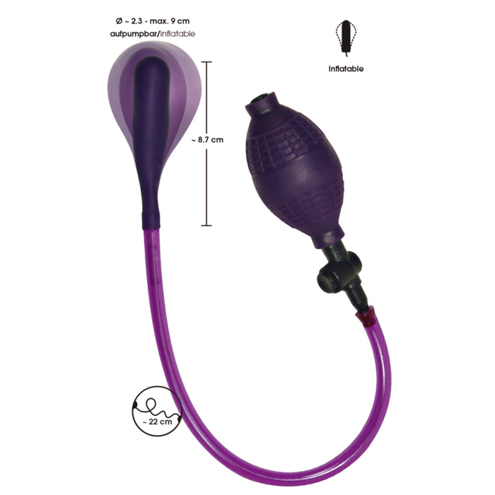 Анальна пробка з накачуванням Bad Kitty Anal Balloon