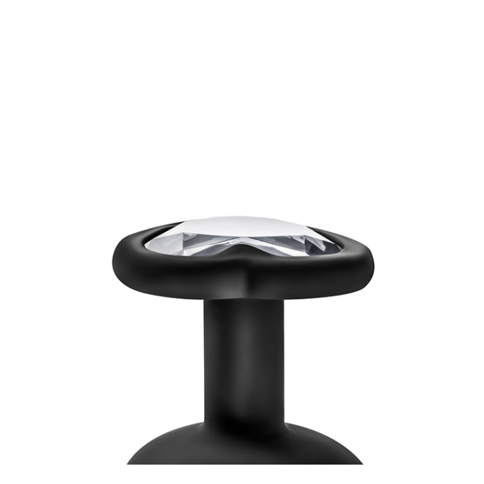 Анальна пробка з каменем BlushTEMPTASIA BLING PLUG MEDIUM BLACK