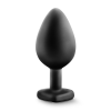 Анальна пробка з каменем BlushTEMPTASIA BLING PLUG MEDIUM BLACK