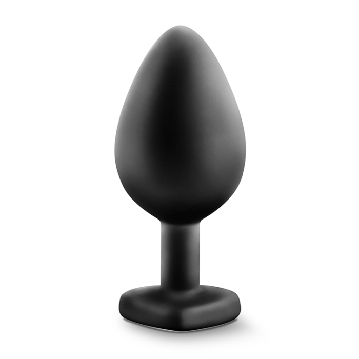 Анальна пробка з каменем BlushTEMPTASIA BLING PLUG MEDIUM BLACK