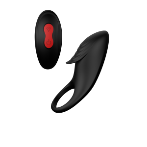 Ерекційне віброкільце з пультом управління RINGS OF LOVE REMOTE COCKRING BLACK