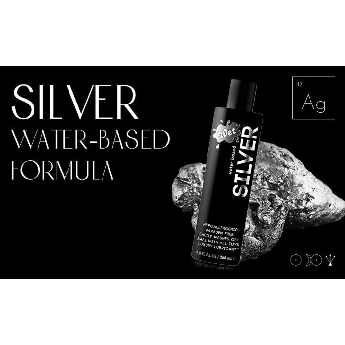Лубрикант Wet Silver на водній основі, без парабенів 30 мл