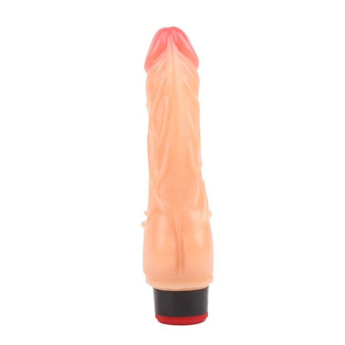 Вібратор реалістичний Chisa Keep Love Stud Dildo на батарейках, бежевий