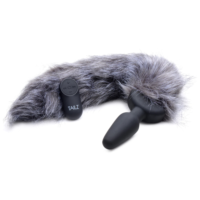 Анальна пробка хвостик із вібрацією Tailz Vibrating Anal Plug With Tail - Fox