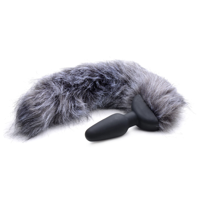 Анальна пробка хвостик із вібрацією Tailz Vibrating Anal Plug With Tail - Fox