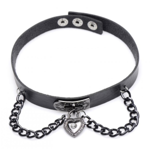 Чокер XR Brands Gothic Heart Adjustable Collar