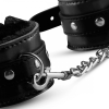 Набір для бондажу Whipped зі шкіри, з ланцюгом, чорний