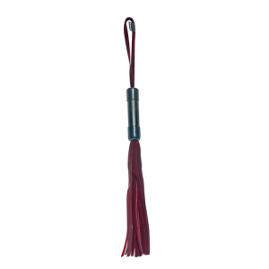 Плеть з петлею на рукояті Sex & Mischief бордова, 33 см - Enchanted Flogger