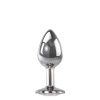 Анальний плаг з каменем A&E CLEAR GEM ANAL PLUG MEDIUM