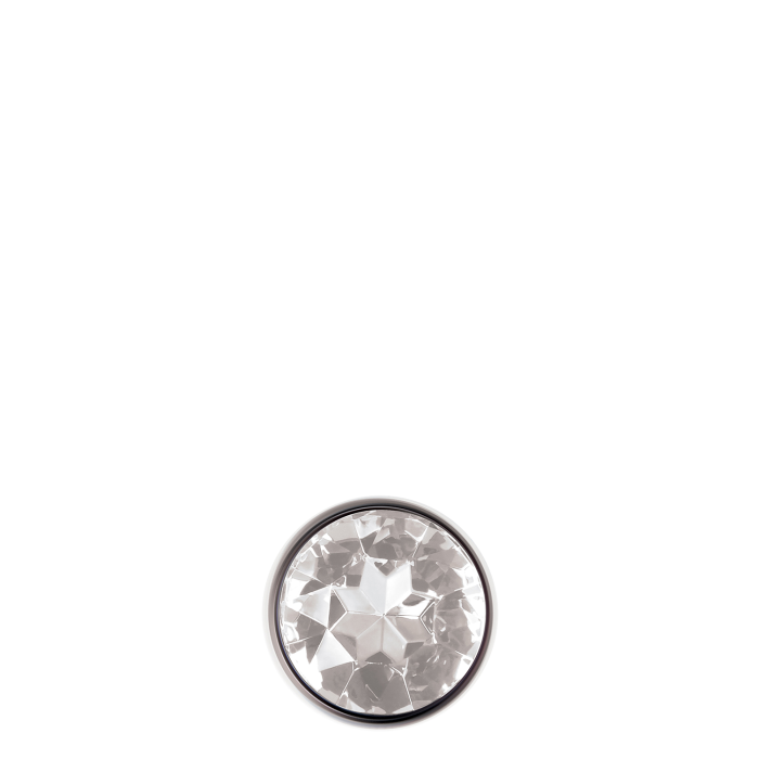 Анальний плаг з каменем A&E CLEAR GEM ANAL PLUG MEDIUM
