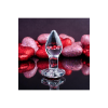 Скляний анальний затор ADAM ET EVE RED HEART GEM GLASS PLUG SMALL