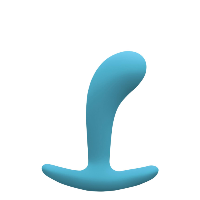 Анальна пробка, що світиться в темряві FIREFLY CONTOUR PLUG SMALL BLUE