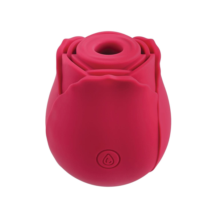 ВВакуумний кліторальний стимулятор Adam & Eve Eve's Ravishing Rose Clit Pleaser, червоний