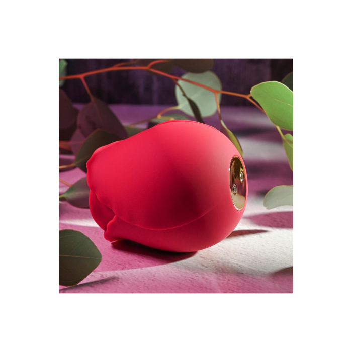 ВВакуумний кліторальний стимулятор Adam & Eve Eve's Ravishing Rose Clit Pleaser, червоний
