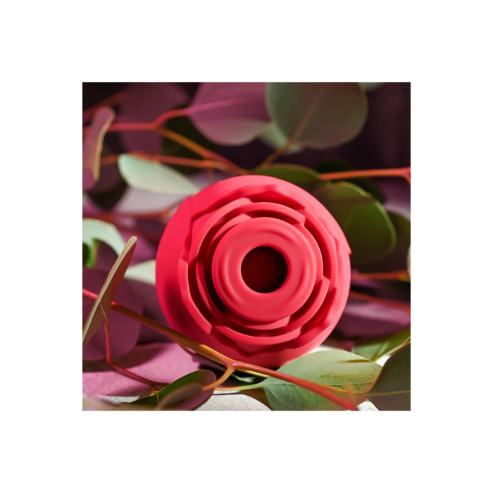 ВВакуумний кліторальний стимулятор Adam & Eve Eve's Ravishing Rose Clit Pleaser, червоний