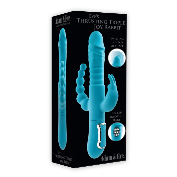 Вібратор потрійної стимуляції ADAM ET EVE EVE'S THRUSTING TRIPLE JOY RABBIT