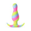 Анальна пробка конусоподібна зі стопером Blush Avant Kaleido різнобарвна