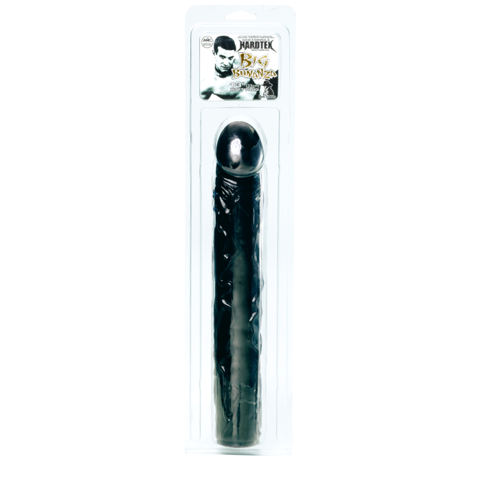 Фалоімітатор чорний BIG BONANZA 13 BLACK BUTT PLUG