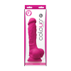 Фалоімітатор силікон NS Novelties COLOURS PLEASURES 7" DILDO PINK