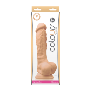 Фалоімітатор силікон NS Novelties COLOURS PLEASURES 7'' DILDO WHITE