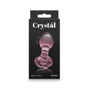 Скляна пробка NS Novelties CRYSTAL FLOWER PINK