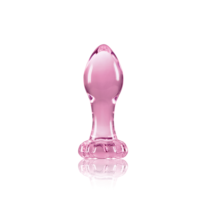 Скляна пробка NS Novelties CRYSTAL FLOWER PINK