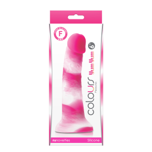 Фалоімітатор силікон NS Novelties COLOURS PLEASURES YUM 6" DILDO PINK