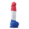 Фалоімітатор силікон NS Novelties COLOURS PLEASURES TRICOLOR 5INCH DILDO